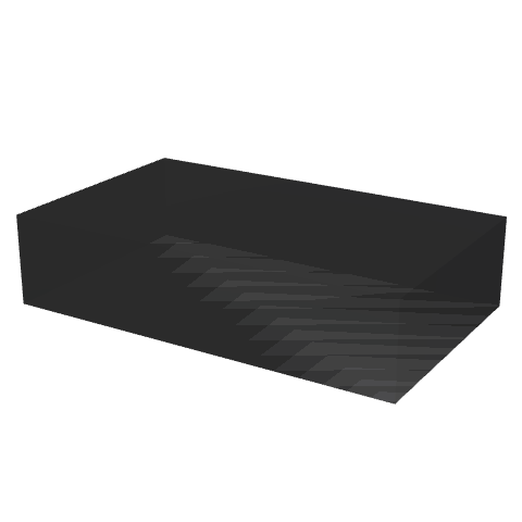 Zolo Power Bank (10K, 30W, ケーブル内蔵)の形の3Dイメージ