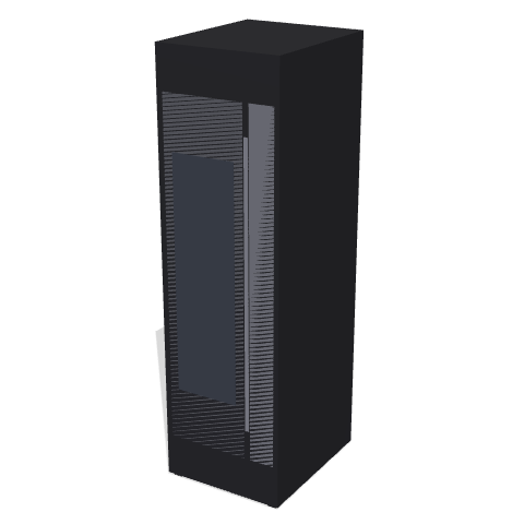 IRSD-17A 冷蔵庫 2ドア 170Lの形の3Dイメージ