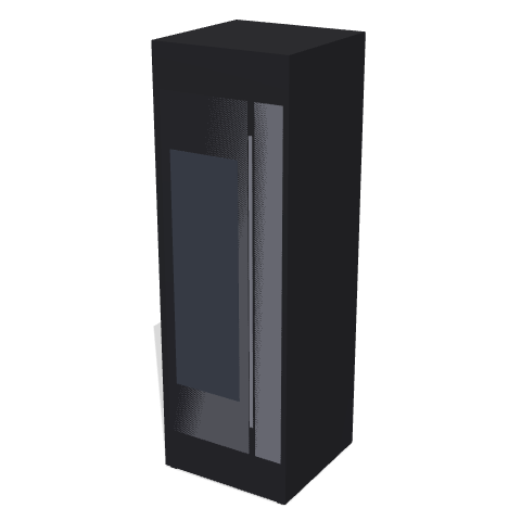 IRSN-HF24A 冷蔵庫 3ドア 235Lの形の3Dイメージ