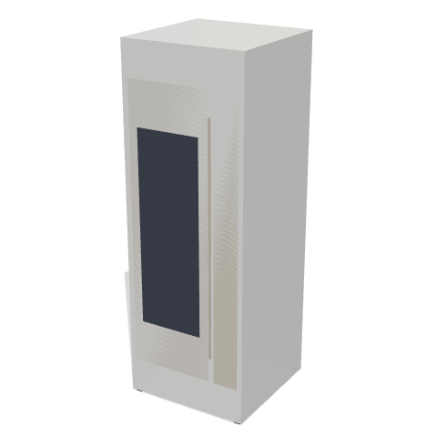 MR-MZ49N 冷蔵庫 6ドア 485Lの形の3Dイメージ