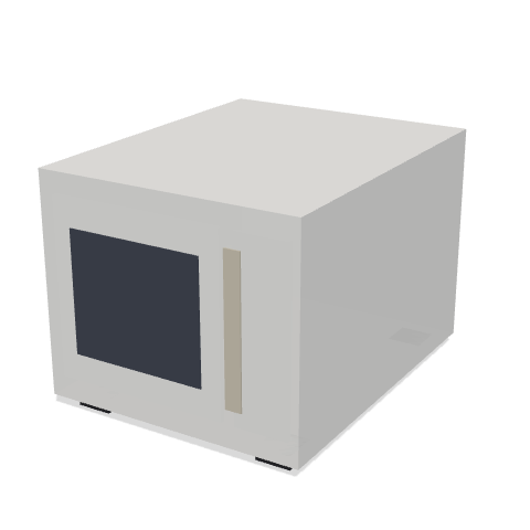 IH炊飯器 備長炭 炭炊釜 NJ-SE06H 3.5合の形の3Dイメージ
